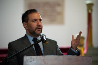 Archivo - El ministro de Exteriores venezolano, Yván Gil. 