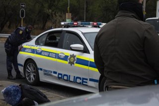 Archivo - Policía de Sudáfrica (archivo).