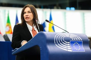 Archivo - La eurodiputada del PSOE Lina Gálvez.