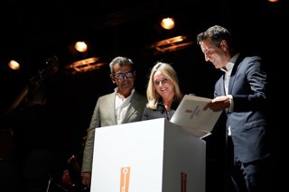 Archivo - La alcaldesa de Granada, Marifrán Carazo, durante la inauguración de la I Bienal de Flamenco, a 5 de septiembre de 2025 en Granada (Andalucía, España). (Foto de archivo).