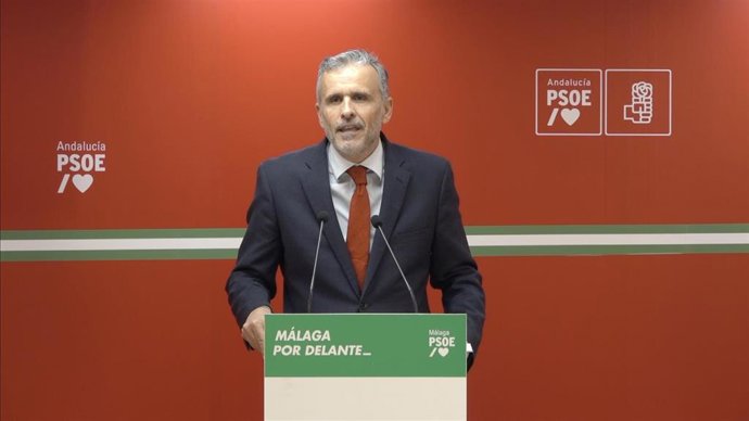 El vicesecretario general del PSOE de Málaga y diputado en el Congreso, Ignacio López.