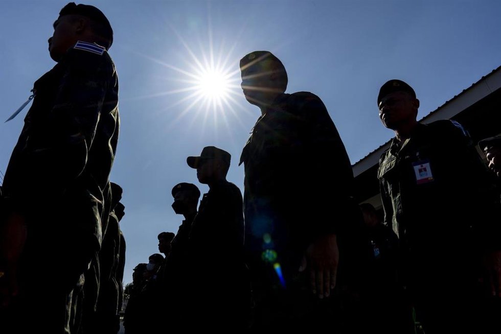 Imagen de archivo de militares tailandeses durante el conflicto con Camboya 