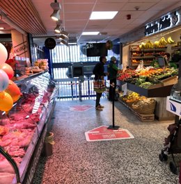 Archivo - Una de las plazas de abastos de Murcia