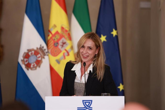 La presidenta de la Diputación, Almudena Martínez, en una imagen de archivo.