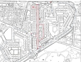 Plano de la zona de intervención.