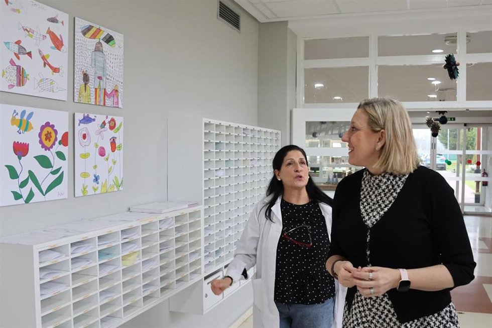 La vicepresidenta del Ejecutivo autonómico y consejera de Familia e Igualdad de Oportunidades, Isabel Blanco, visita el Centro Residencial de Atención a Personas con Discapacidad (Crapdi) Fuentes Blancas de Burgos.