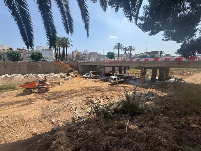 Archivo - Imagen de un barranco afectado por la riada.