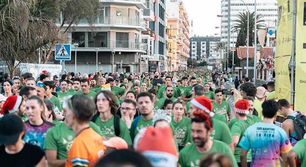 La carrera popular San Silvestre Las Palmas de Gran Canaria