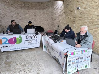 Radioaficionados de Jaén se suman al 1.200 aniversario de la capitalidad de la ciudad.