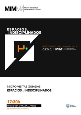 Cartel promocional de las microvisitas al Mimma.