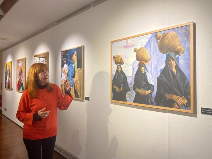 Ana María Sanz Tineo presenta en el Centro Fundación Caja Rioja Gran Vía la exposición de pintura "Esencia de lo humano"