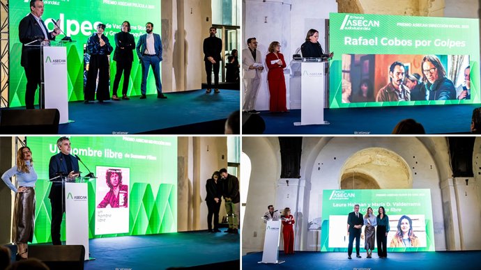 Gala de entrega de los premios Asecan al cine andaluz celebrada en la Real Fábrica de Artillería de Sevilla el 20 de diciembre de 2025.