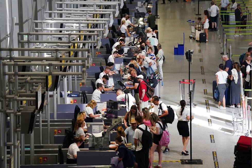 Archivo - Imágenes del Aeropuerto de Málaga-Costa del Sol tras incidencias por problemas informáticos, a 19 de julio de 2024, en Málaga, Andalucía (España). 
