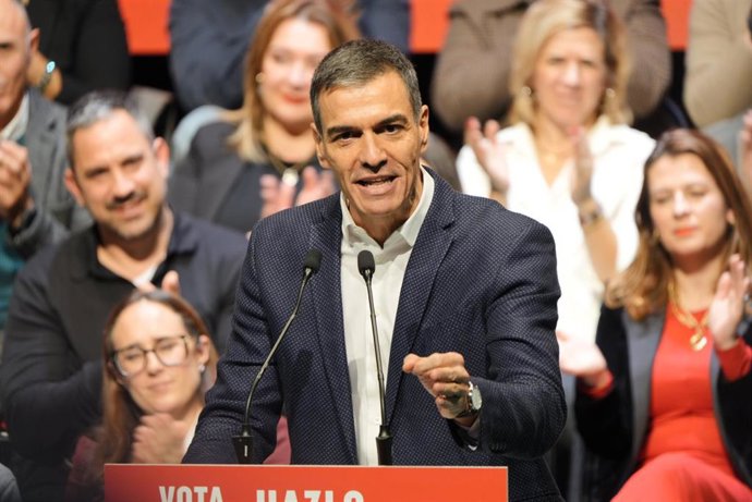 El secretario general del PSOE y presidente del Gobierno, Pedro Sánchez. Archivo.