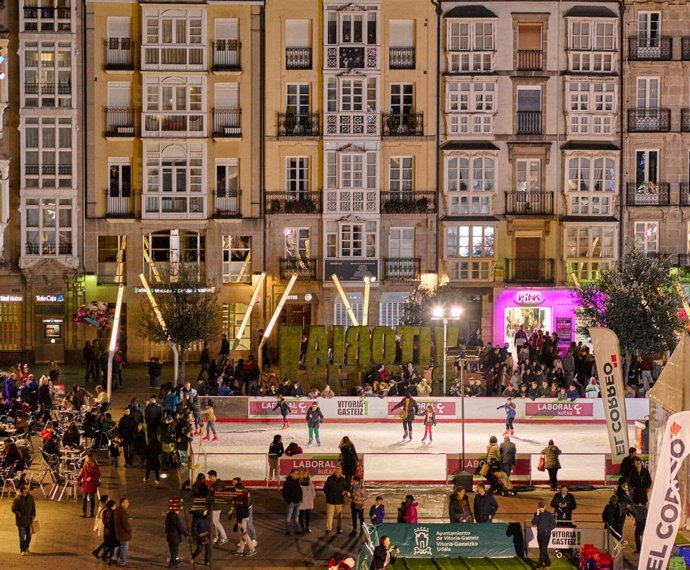 Luces, mercadillos y artesanía en Vitoria-Gasteiz esta Navidad