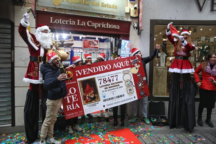 Cuarto Premio de la Lotería en La Caprichosa de Toledo