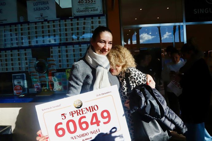 Premios del Sorteo Extraordinario de la Lotería de Navidad 2025 en Andalucía