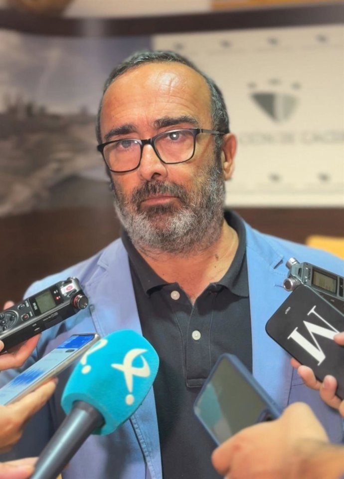 Archivo - Miguel Ángel Morales, presidente de la Diputación de Cáceres