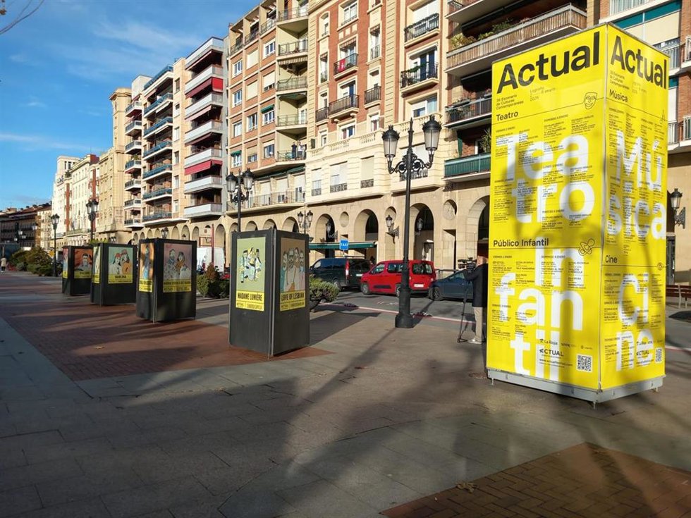 El Espolón de Logroño acoge una "agenda visual" de ACTUAL 26 para no perderse nada del festival más madrugador del año