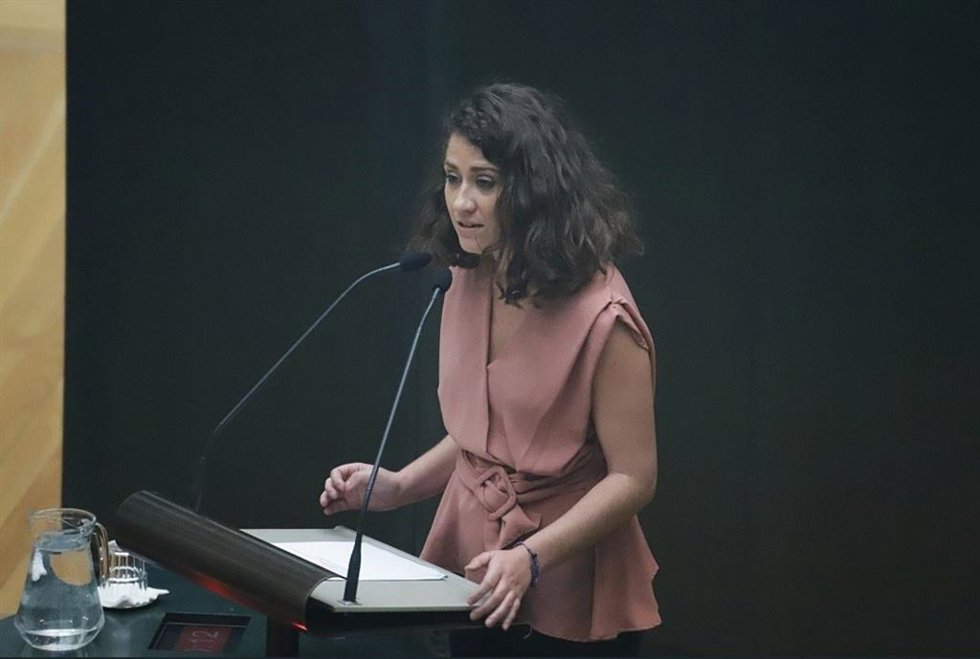 Archivo - La portavoz socialista de Hacienda en el Ayuntamiento de Madrid, Enma López