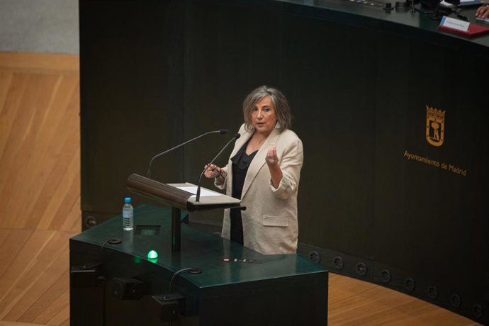 Archivo - La concejala de Vox en el Ayuntamiento de Madrid Arantxa Cabello.