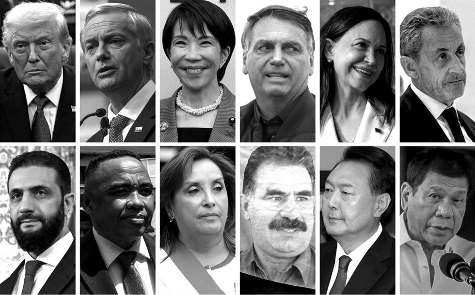 Archivo - Las figuras políticas más destacadas de la escena internacional en 2025
