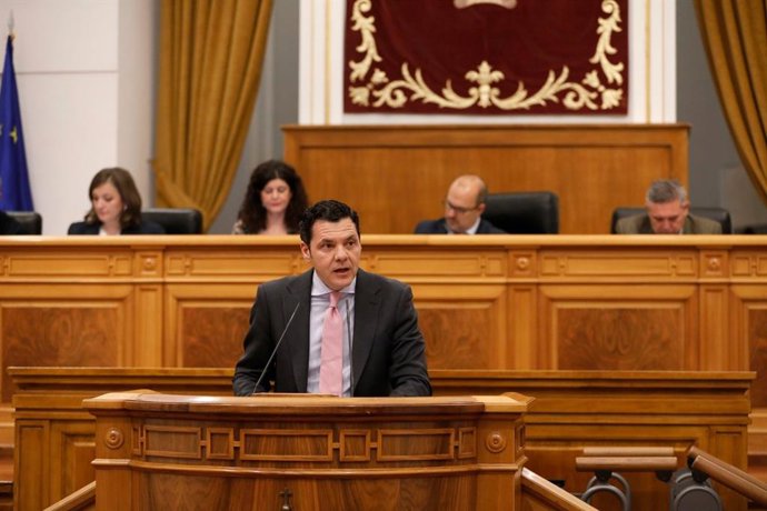 El diputado regional  de Vox y portavoz de Educación, Luis Blázquez