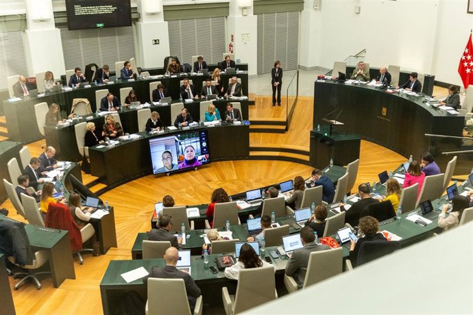 Pleno ordinario del Ayuntamiento de Madrid, en el Palacio de Cibeles, a 25 de noviembre de 2025, en Madrid (España). El Pleno de Cibeles llega hoy, 25 de noviembre, Día Internacional por la Erradicación de la Violencia de Género, sin una declaración insti