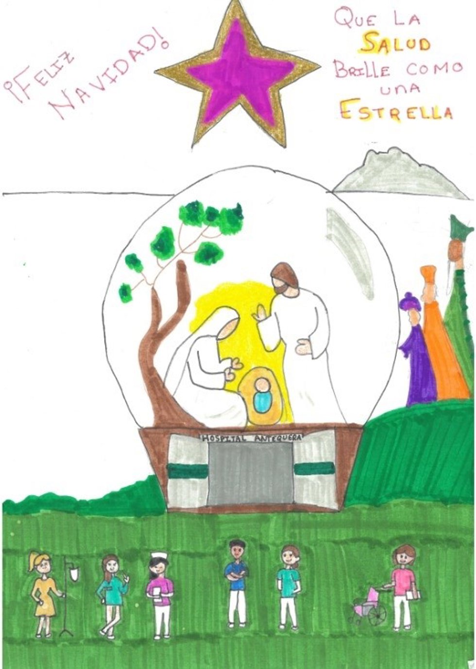 El concurso ya cuenta con una imagen ganadora, cuya autora es Emma Hurtado Rodríguez de 11 de años de edad y residente en la ciudad de Antequera.