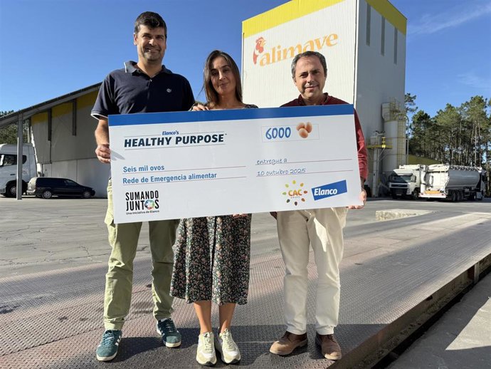 Elanco y Grupo CAC se unen para donar 6.000 huevos al Banco Alimentar de Portugal para reforzar la seguridad alimentaria