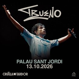 Cartell de Trueno del concert a Barcelona a l'octubre de 2026