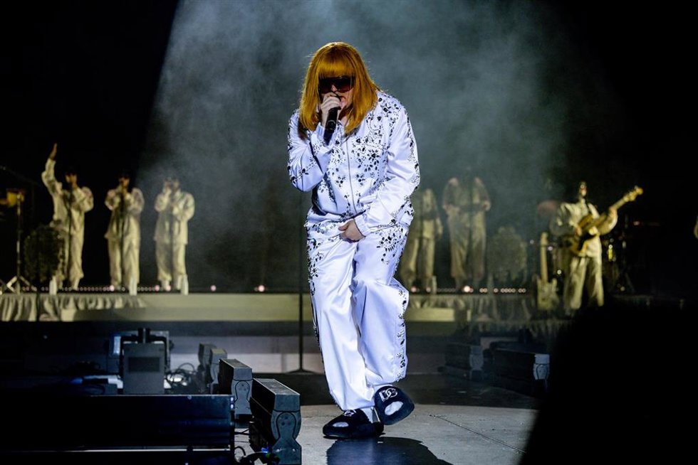 Archivo - El cantante Rusowsky durante un concierto en el Movistar Arena, a 25 de septiembre de 2025, en Madrid (España). Con más de 1 millón de oyentes mensuales en Spotify, Rusowsky ha pasado de producir en su habitación a consolidarse como una refere