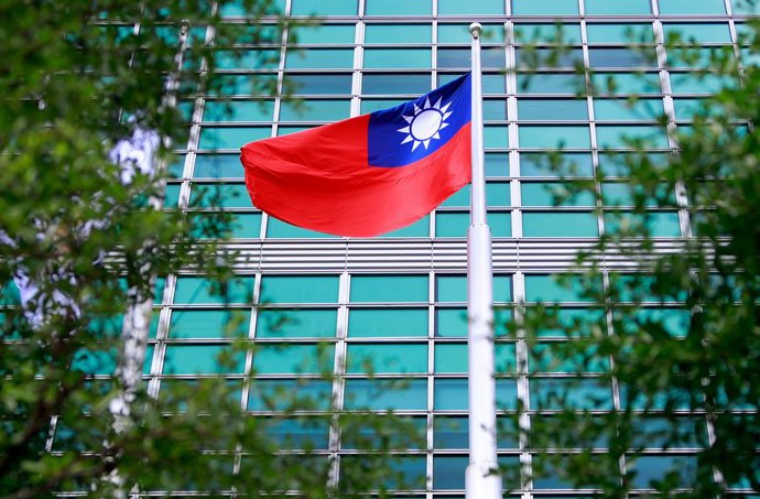Archivo - Arquivo - Imagem de arquivo de uma bandeira de Taiwan.