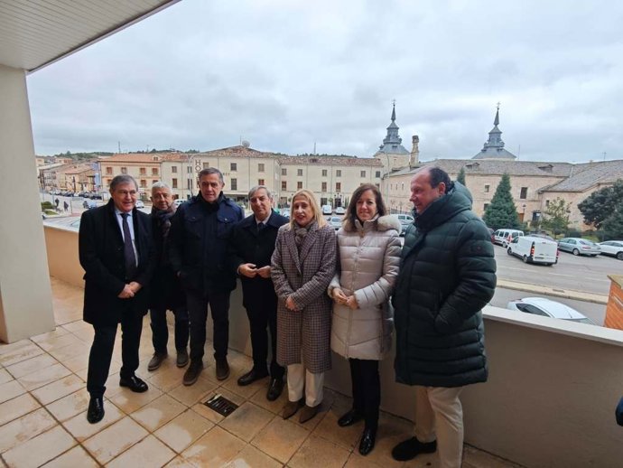 Visita a las obras de la estación de autobuses de El Burgo de Osma,