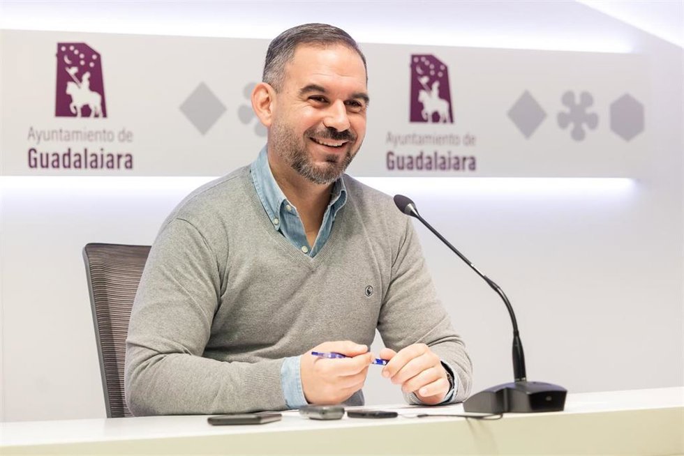 El concejal de Infraestructuras, Santiago López Pomeda
