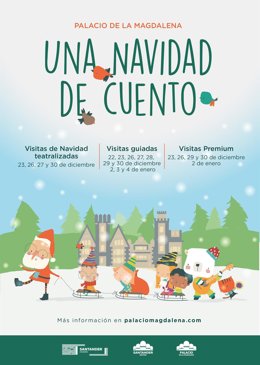 El Palacio de La Magdalena inicia este martes su programación especial de Navidad con visitas guiadas y teatralizadas
