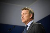 Foto: Feijóo, tras elegir Sánchez a Elma Saiz portavoz del Gobierno: "Participó en adjudicaciones a la constructora de Cerdán"