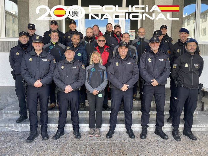 Visita de este lunes en el cuartel de Buenavista.