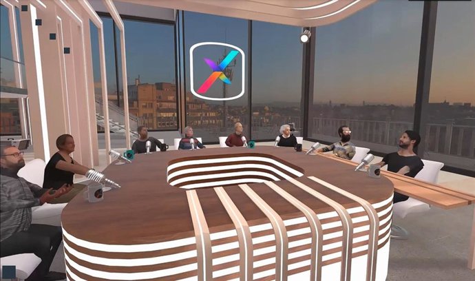 Reunión virtual de la herramienta 'The Guest', del proyecto europeo GuestXR.