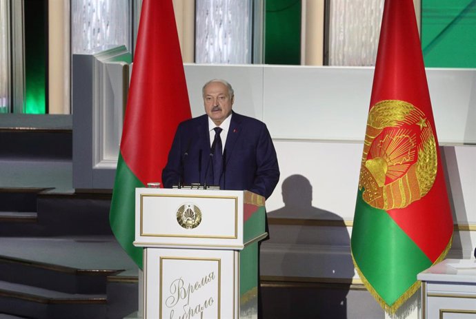 El presidente de Bielorrusia, Alenxader Lukashenko.