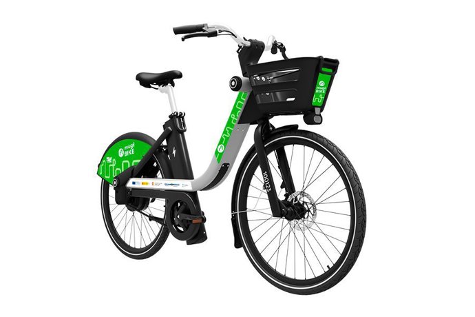 Bicicleta del servicio de MugiBIKE de Vitoria-Gasteiz