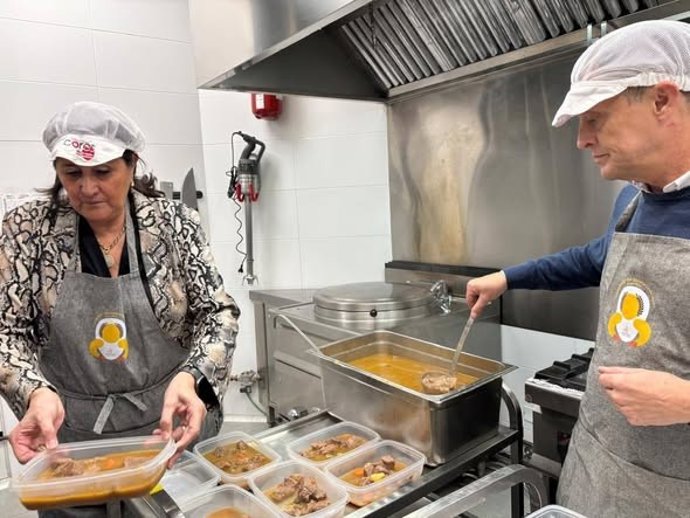 Imagen de la acción solidaria llevada a cabo el año pasado.