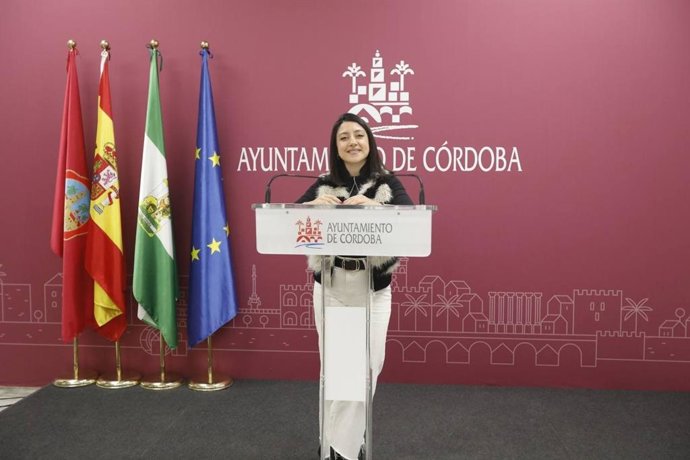 La viceportavoz del gobierno del Ayuntamiento de Córdoba, Cintia Bustos.