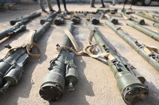 Misiles antiaéreos SAM-7 incautados en Siria