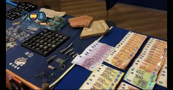 La Policía recupera una corona visigoda del siglo VI con siete detenidos por expolios en León y Valladolid