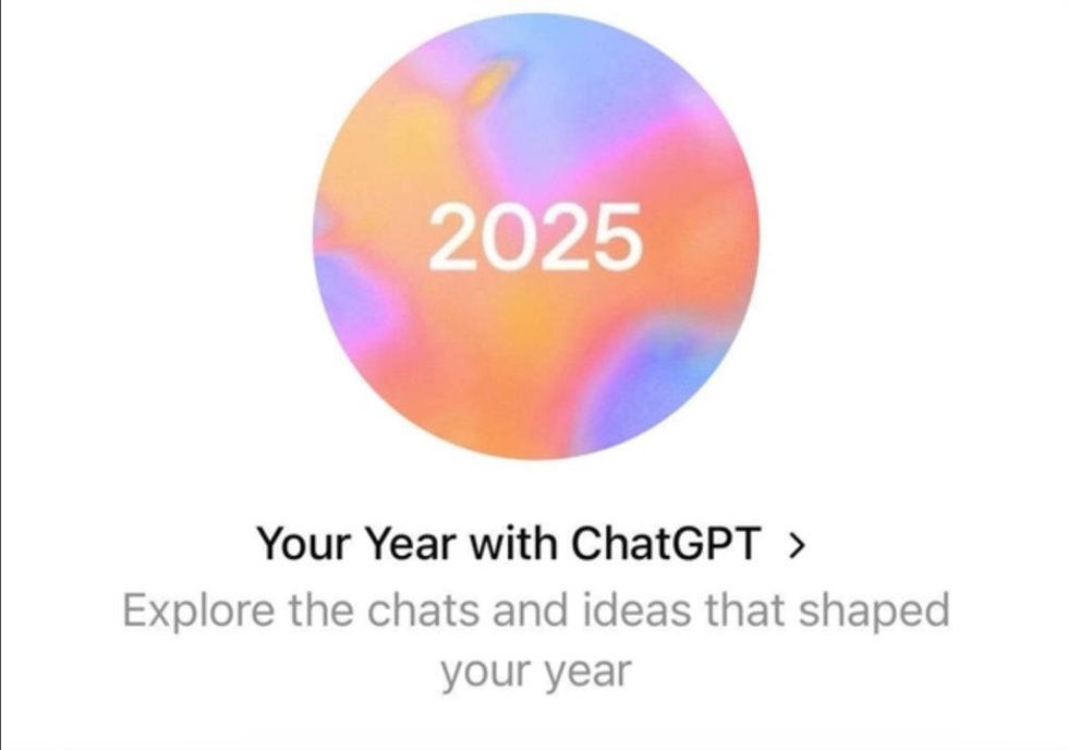 Resúmen del año con ChatGPT.