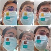 Foto: Desarrollan un indicador visual que marca cuándo una mascarilla deja de ser eficaz