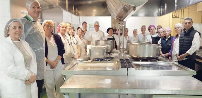Cocina del Hospital de Valme , en Sevilla.
