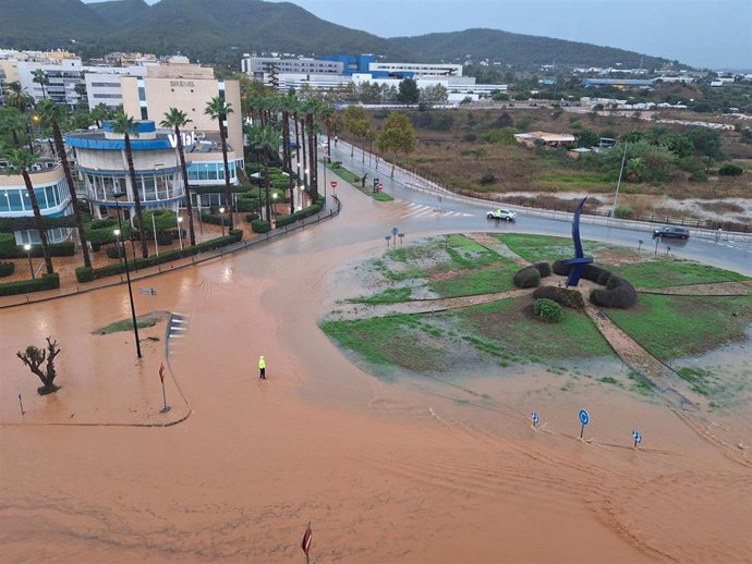 Archivo - Inundaciones en Ibiza del 11 de octubre de 2025.