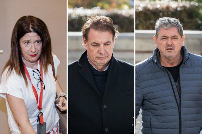 Leire Díez, Vicente Fernández y Antxon Alonso